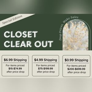 Special Edition Closet Clear Out (CCO)